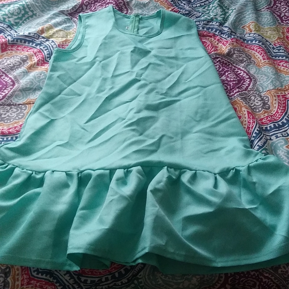 Teal dress